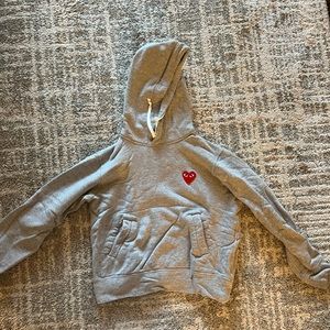 Commes does garçon cropped sweatshirt. Size medium but it runs small.